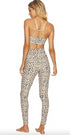 RIBBED AYLA LEGGING - TAUPE SPOT